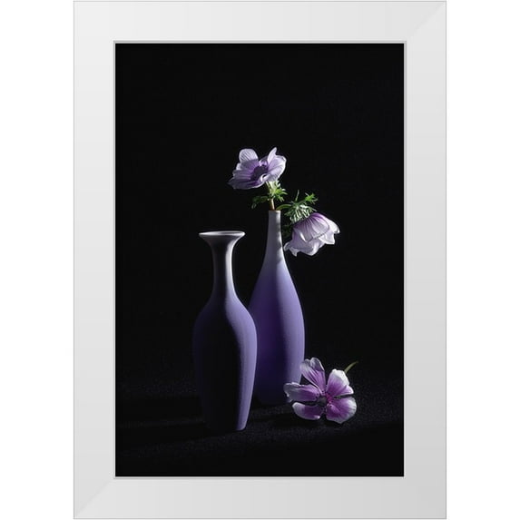Jacobs, Lydia 13x18 White Modern Wood Framed Museum Art Print Titled - Pretty Violet Theme
