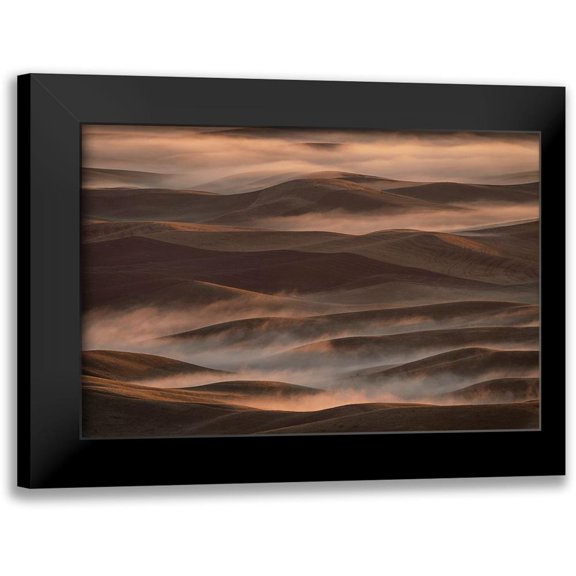 Jacobs, Lydia 14x11 Black Modern Framed Museum Art Print Titled - Early Spring Morning At Palouse