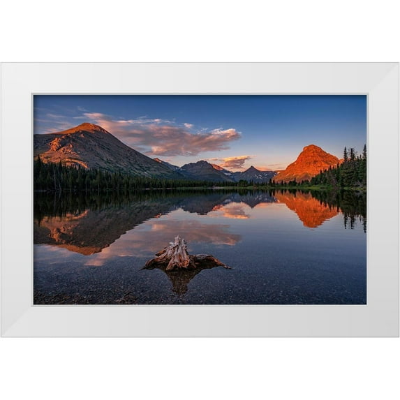 Jacobs, Lydia 32x22 White Modern Wood Framed Museum Art Print Titled - Delightful Dawn
