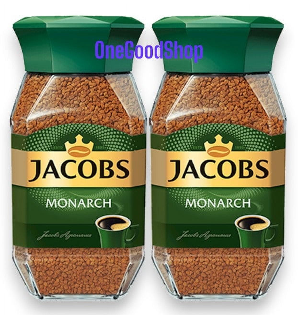 Jacobs MONARCH Instant Coffee 95 Gram / 3.35 Ounce (Pack of 2
