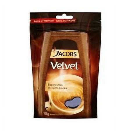 Jacobs VELVET Instant Coffee - 2 X 75g -refill POUCH -