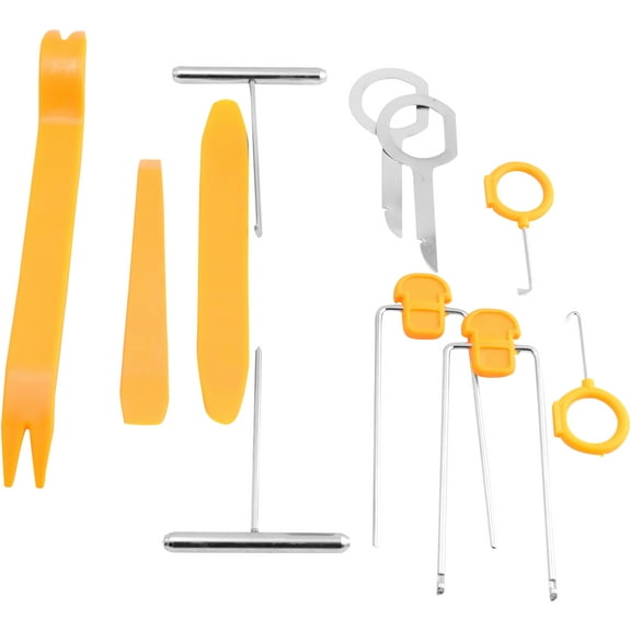 JacobsParts 12pc Car Stereo Pry Tool Kit for Door Trim Dash Panel Removal Audio Installation