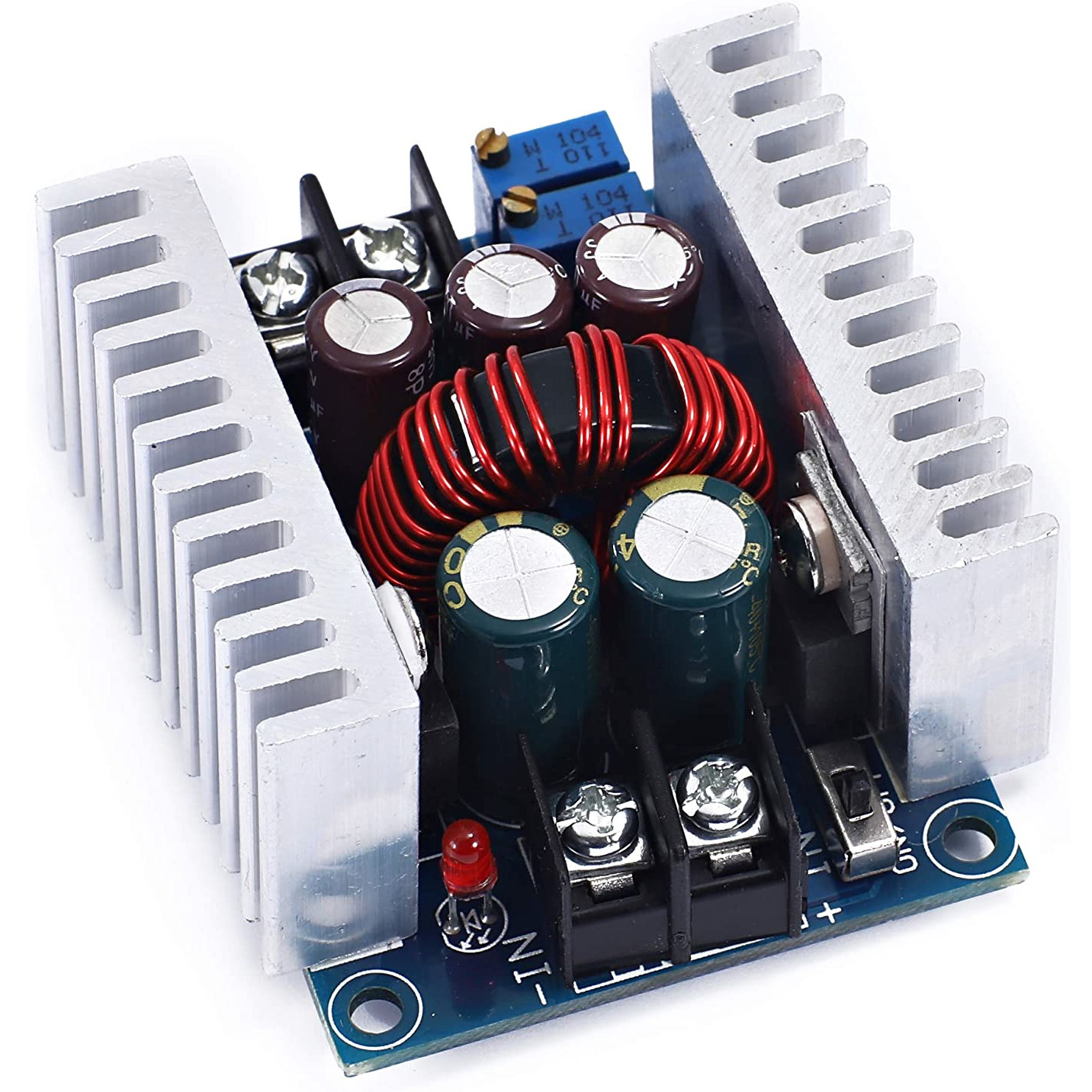 JacobsParts 300W 20A DC-DC Buck Converter Step Down Regulator CC CV 6-40V to 1.2-36V Power Module