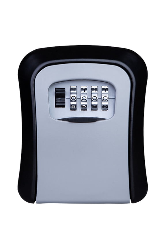 4 Digit Combination Security Key Lock Box Waterproof Key Storage Lockbox Wall Mount 5 Key Large Capacity for House Key, Car Key, ID Card