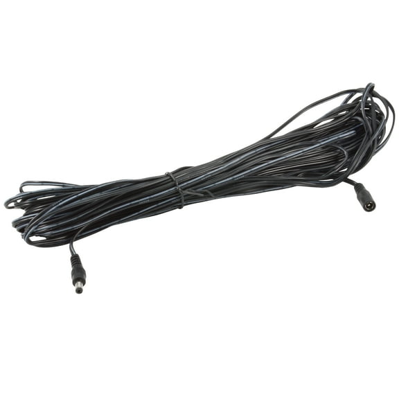 JacobsParts DC Power Extension Cable 50 Feet 5.5mm x 2.1mm Male Female Cord, 20AWG