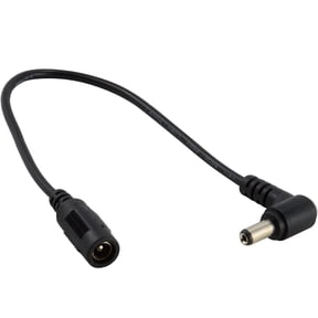 JacobsParts DC Power Right Angle Power Adapter 10-Inch Extension Cable 5.5mm/2.1mm Barrel LED Strip Light, CCTV Security Camera, DVR, HDD Dock Other Electronics