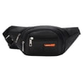 thumbnail image 1 of JacobsParts Fanny Pack Large Capacity Water Resistant Travel Waist Bag Men Women Cross Body Shoulder Sling Pouch Running Belt for Travel Running Hiking Jogging Sports (Black), 1 of 13