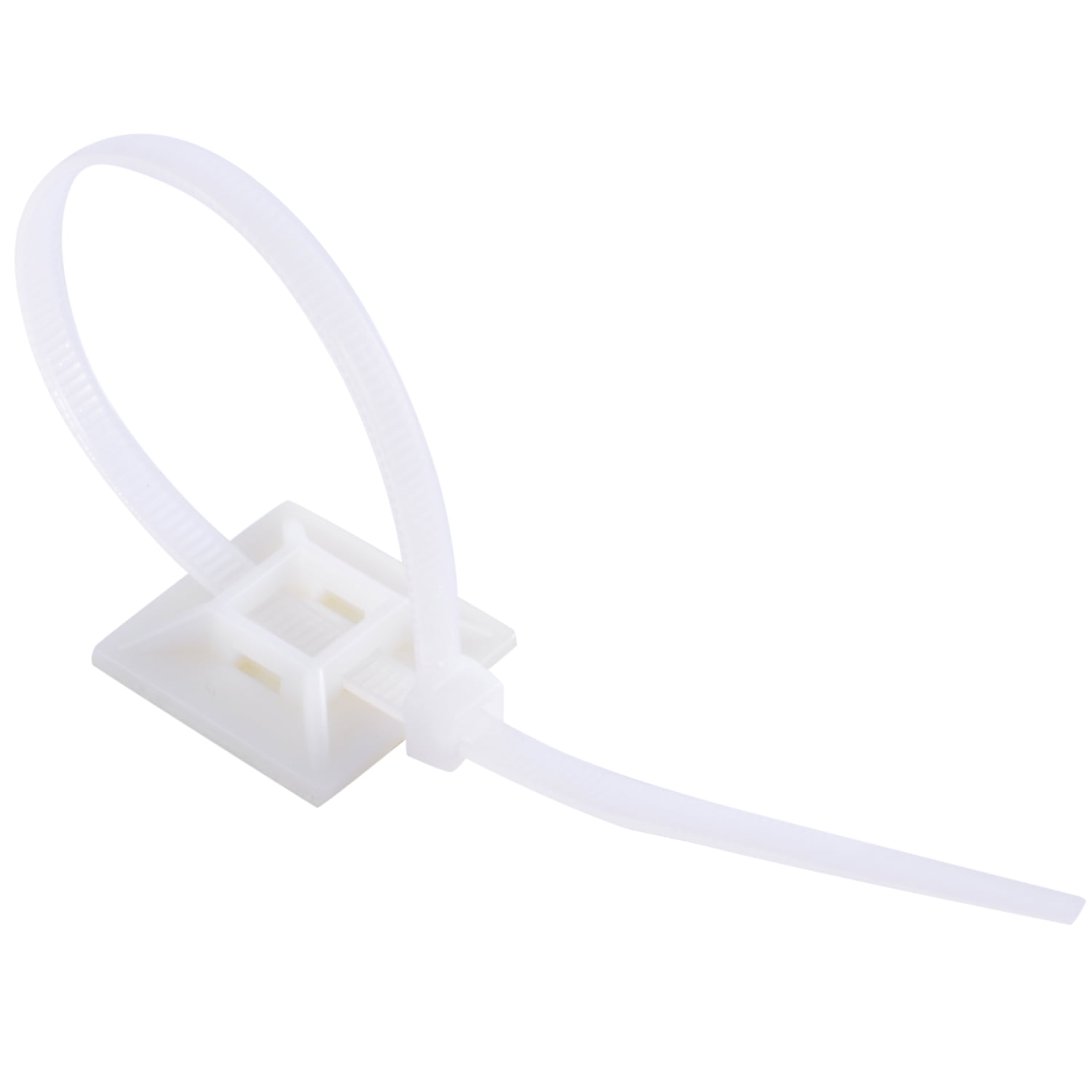 JacobsParts Self Adhesive Zip Tie Mount Kit Cable Management System with Optional Screw Mount