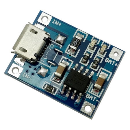 JacobsParts TP4056 5V 1A Micro USB Lithium Battery Charging Board Charger Module (10 Pack)