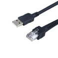 thumbnail image 1 of JacobsParts USB Cable 6 Feet for Symbol Barcode Scanner LS2208 LS2208AP LS4208 LS1203 LS4328 LS9208 CBA-U01-S07ZAR, 1 of 5