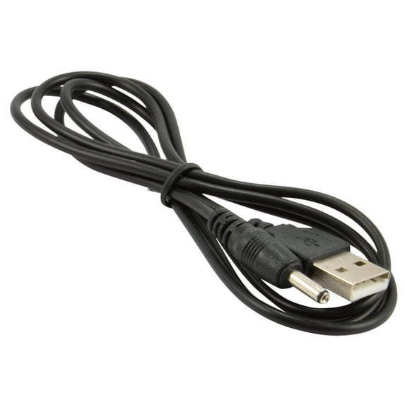 JacobsParts USB to 3.5mm x 1.35mm Barrel Connector 5V DC Power Cable Male, 5ft