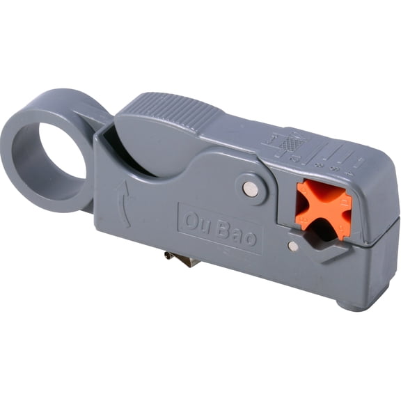 JacobsParts Universal Coaxial Cable Stripping Rotary Hand Tool for RG58, RG59, RG6, RG62, CAT5, and More