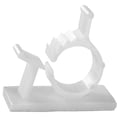 thumbnail image 1 of JacobsParts V1 Adhesive Cable Management Clips, 0.5 Inch Adjustable Clamp, White (25 Pack), 1 of 3