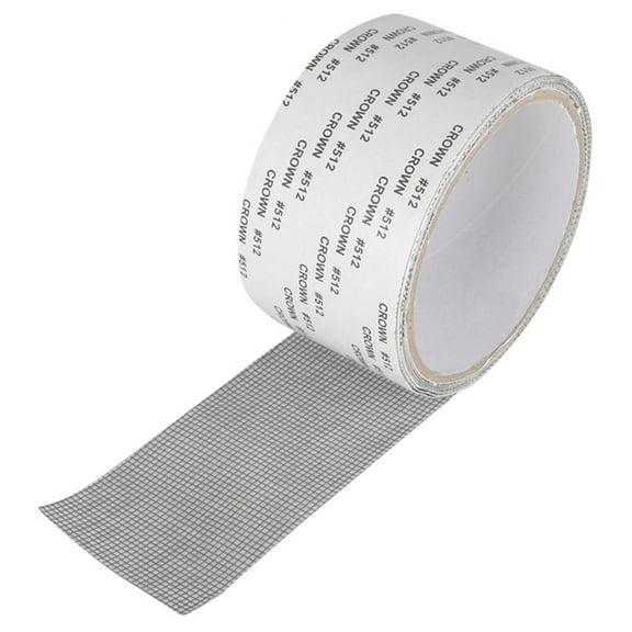 JacobsParts Window Screen Repair Patch Adhesive Fiberglass Mesh Hole Repair Tape 2" 6.5ft (Gray)