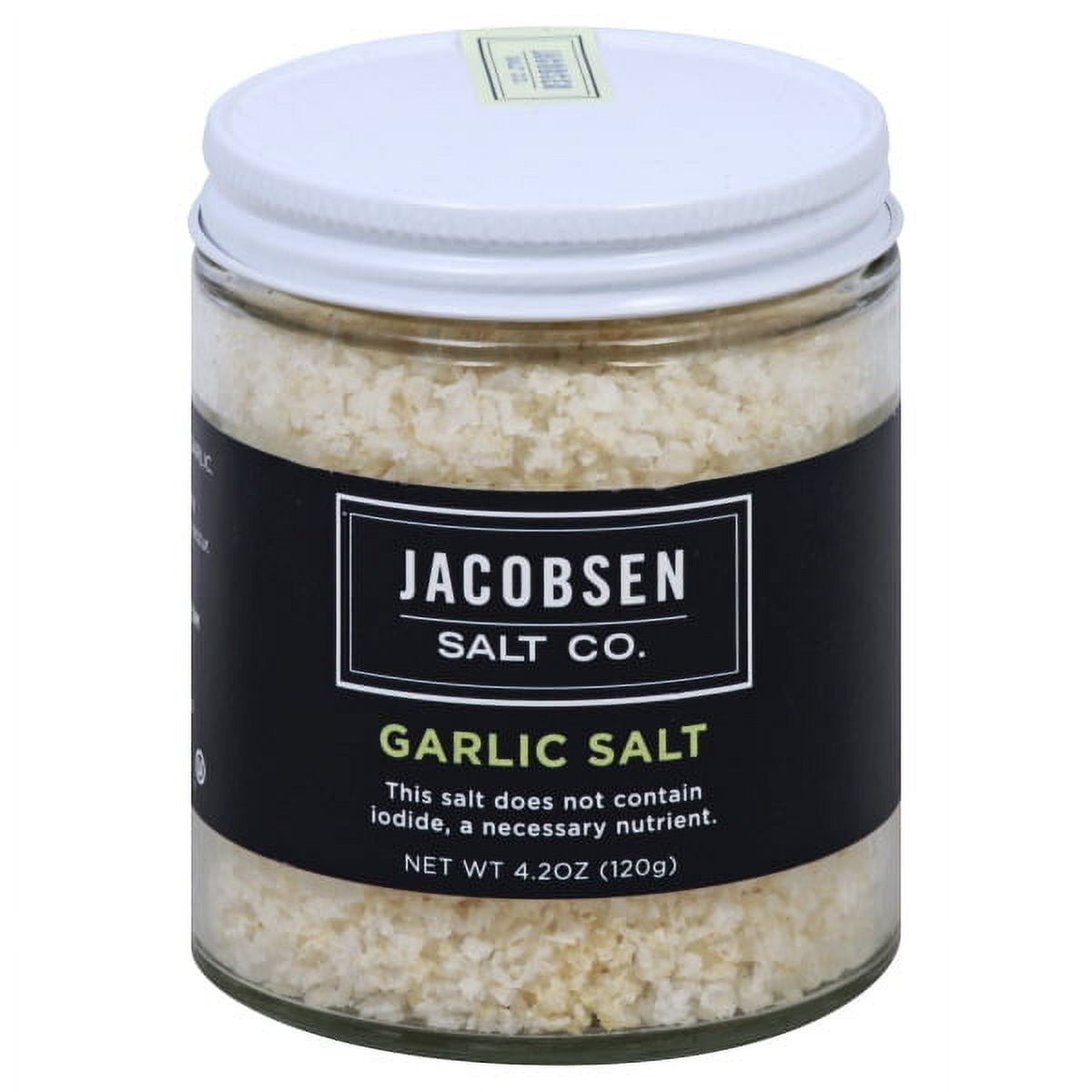 Jacobsen Salt Co. Garlic Salt Kosher Sea Salt, NonIodized Made in