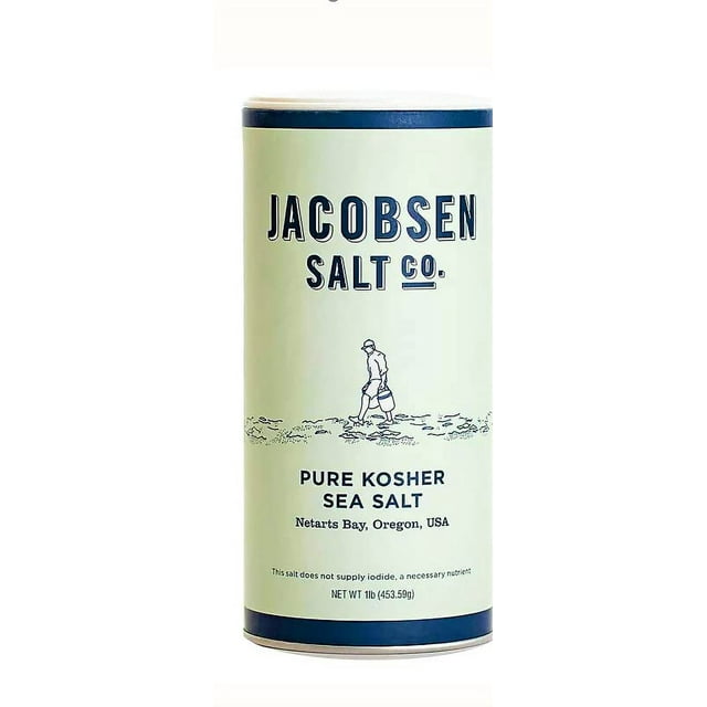 Jacobsen Salt Co. Kosher Sea Salt Perfect for Seasoning, Brining