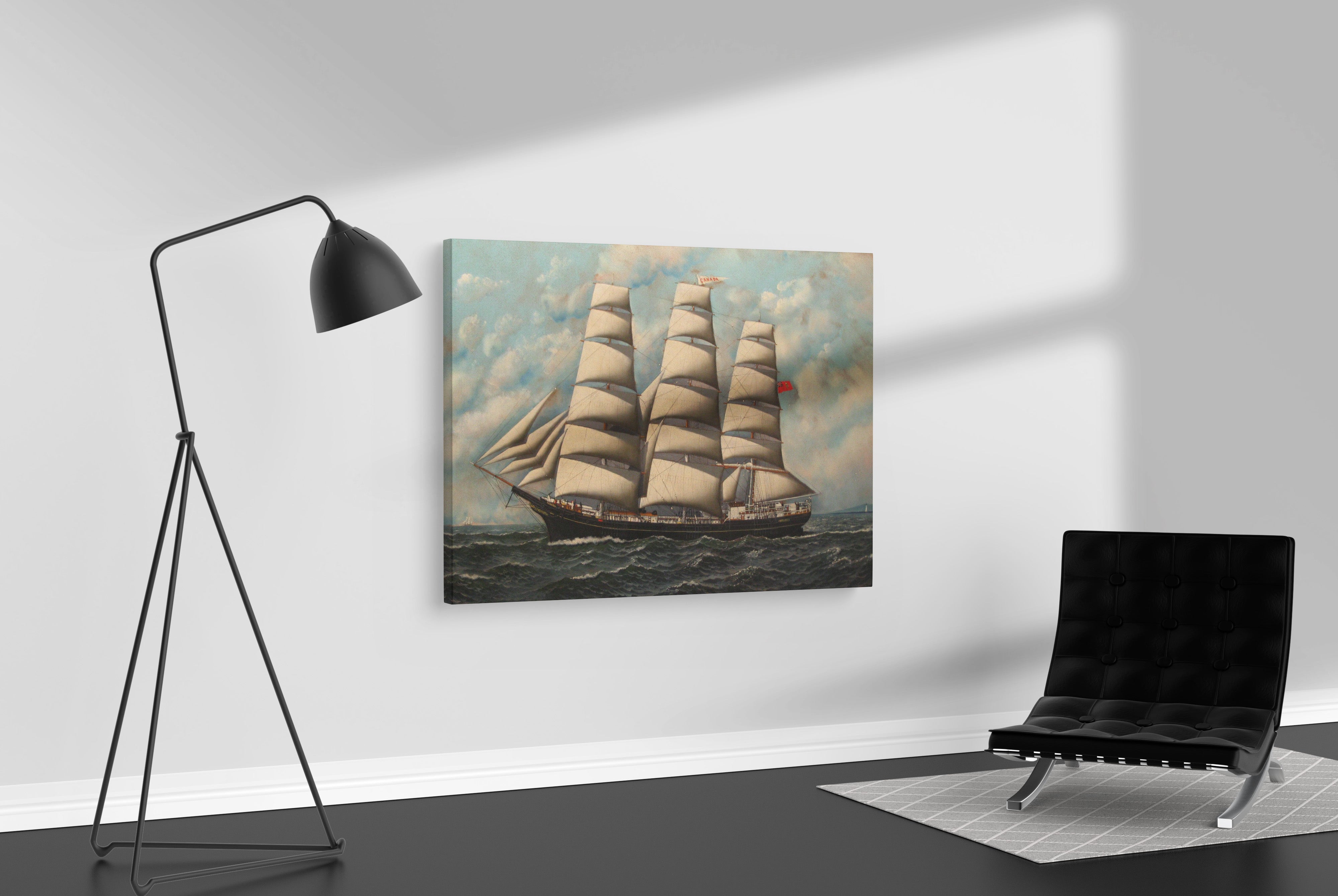 Jacobsen Ship Canada Canvas Wall Art Wall Décor by Antonio Jacobsen