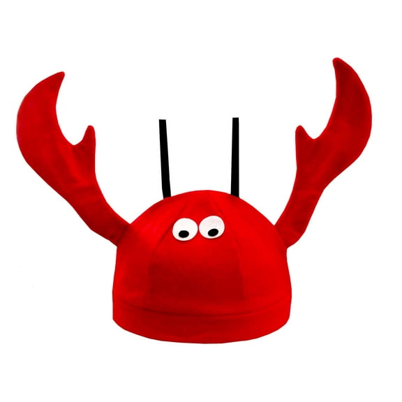 Jacobson Hat Company Men's Felt Lobster Hat, Red, Adult