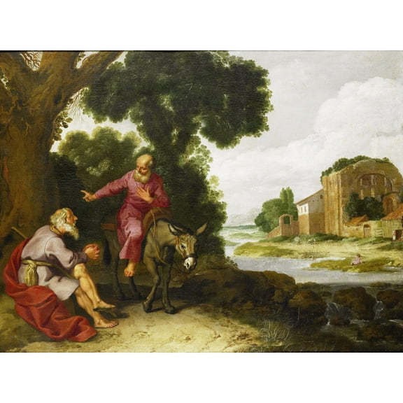 Jacobsz Prophet Bethel Meets Man Of God From Judah Extra Large XL Wall Art Poster Print