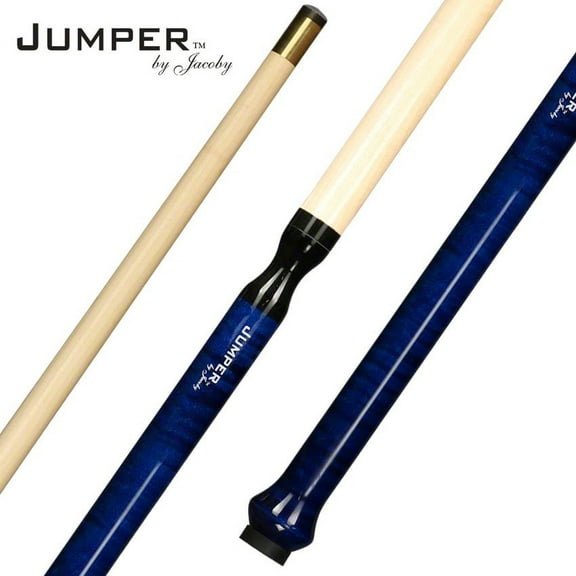 Jacoby JJUMPER-BLUE Jump Cue Stick 13 mm diameter Hard Maple Shaft
