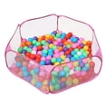 thumbnail image 1 of Jacone Portable Cute Pink Hexagon Children Ball Pit, Indoor and Outdoor Easy Folding Ball Play Pool Kids Toy Play Tent with Carry Tote, Balls Not Included, 1 of 5