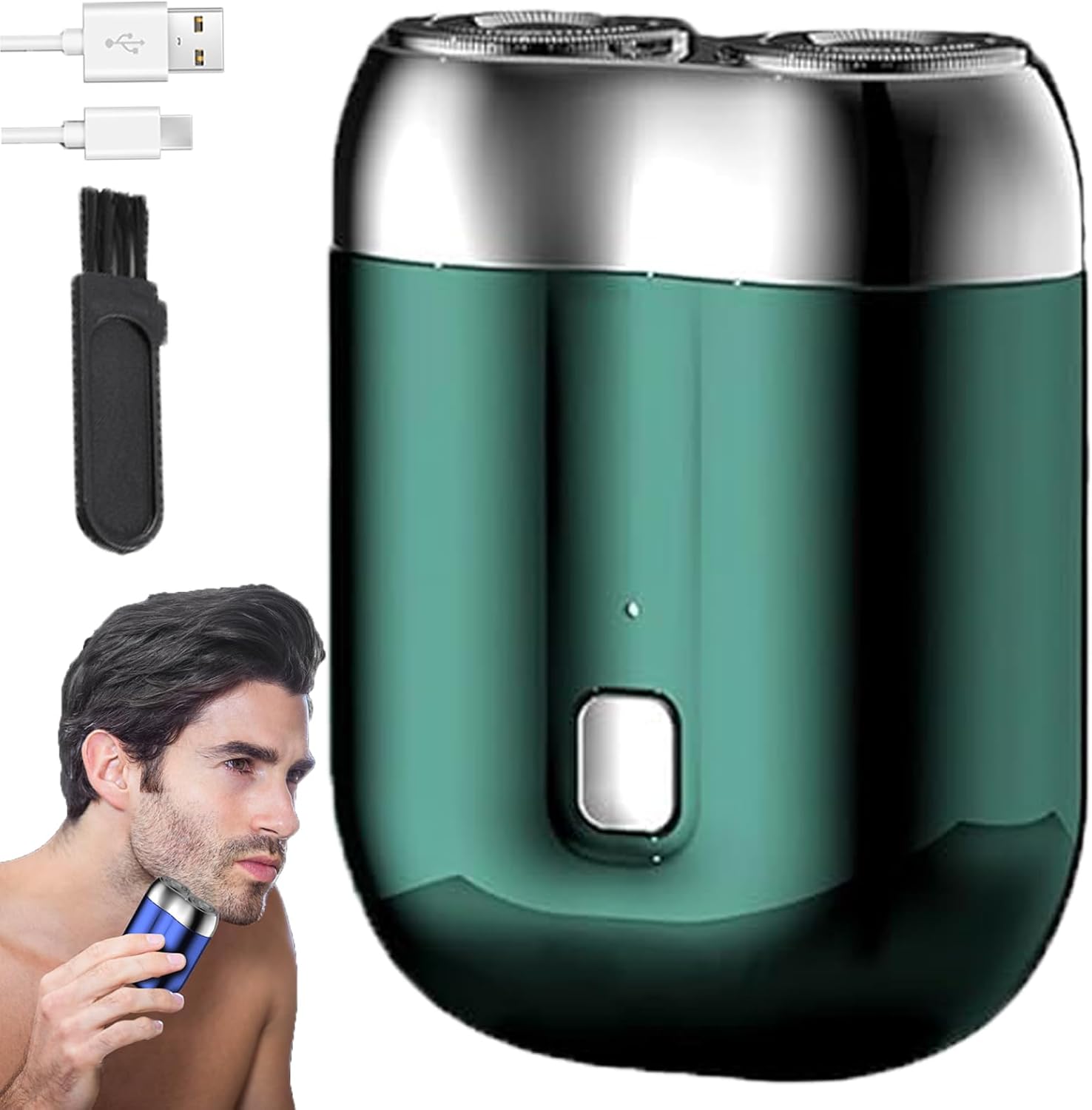 Mini Razor Sharp Jacooba Electric Razor, Double-Ring Magnetic Cutter, Elemenix Shaver ...