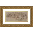thumbnail image 1 of Jacopo Palma il Giovane 24x13 Gold Ornate Framed and Double Matted Museum Art Print Titled - Various Figure Groups (1548-1628), 1 of 4