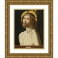 thumbnail image 1 of Jacopo da Valenza 18x24 Gold Ornate Framed and Double Matted Museum Art Print Titled - Christ at the Column, 1 of 4