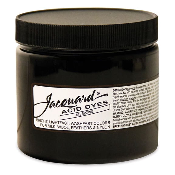 Jacquard Acid Dye - Brown, 8 oz