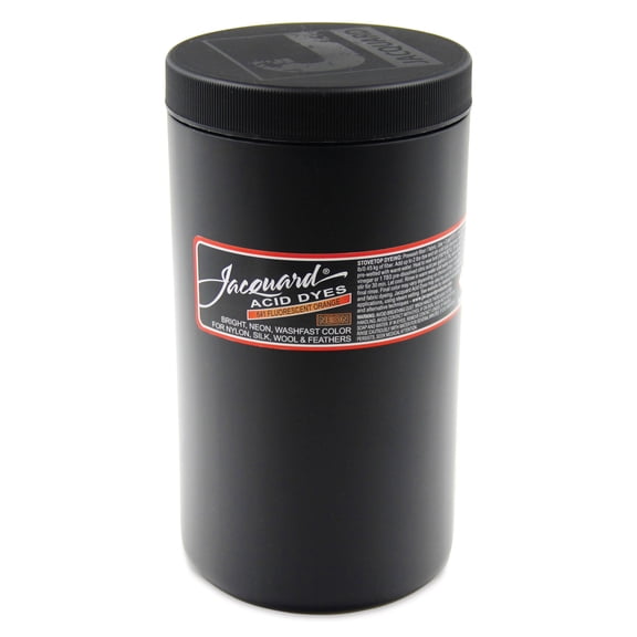 Jacquard Acid Dye - Fluorescent Orange, 16 oz