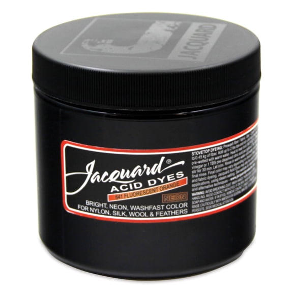 Jacquard Acid Dye - Fluorescent Orange, 8 oz