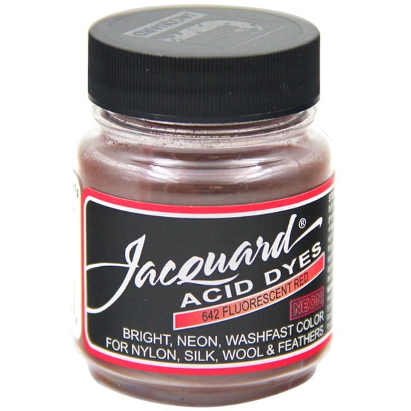Jacquard Acid Dyes .5oz-Flourescent Red