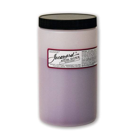 Jacquard Acid Dye - Hot Fuchsia - 1 Lb Net Wt - Acid Dye for Wool - Silk - Feathers - and Nylons - Brilliant Colorfast and Highly Concentrated