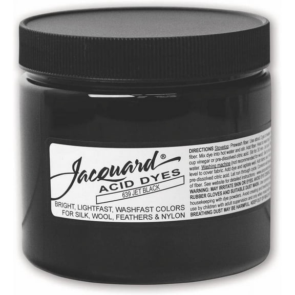 Jacquard Acid Dye - Jet Black, 8 oz