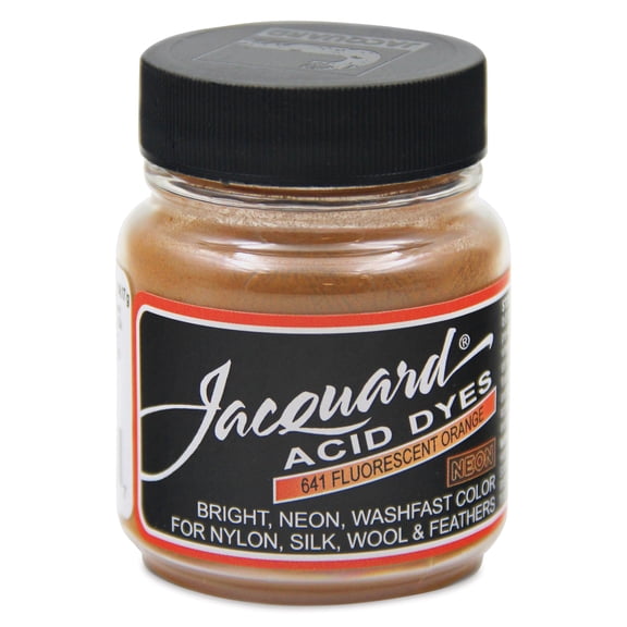 Jacquard Acid Dye - Fluorescent Orange, 0.5 oz