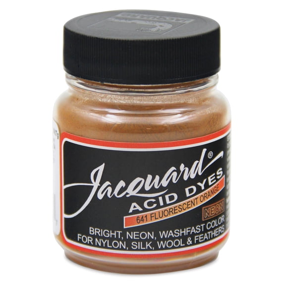 Jacquard Acid Dye - Fluorescent Orange, 0.5 oz