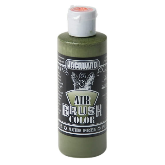 Jacquard Airbrush Color, 4 oz., Sneaker Series, Military Green