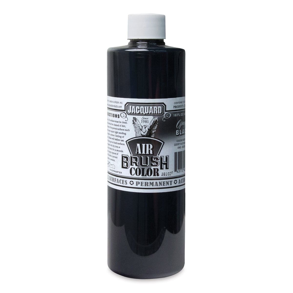 Jacquard fabric paint black 8 oz for Clothes , Permanent All