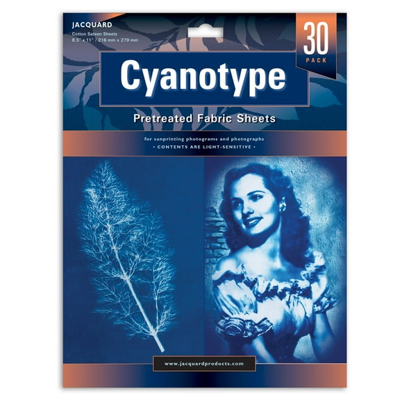 Jacquard Cyanotype Fabric Sheets - 30 pack