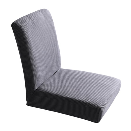 Jacquard Dining Room Slipcovers Sets Stretch Furniture Covers for Arm Removable Washable Gray