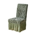 thumbnail image 1 of Jacquard Elastic Full Coverage Chair Covers, Thickened Ruffle Skirt Dining Chair Slipcovers, Stretch Upholstery Protectors with Decorative Flair, Elegant Hotel-Style Covers for Home and Event Seat, 1 of 6