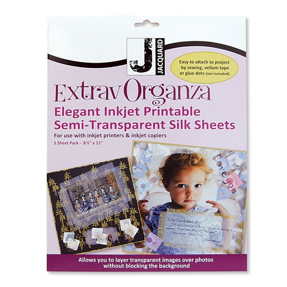 Jacquard ExtravOrganza Fabric Sheets