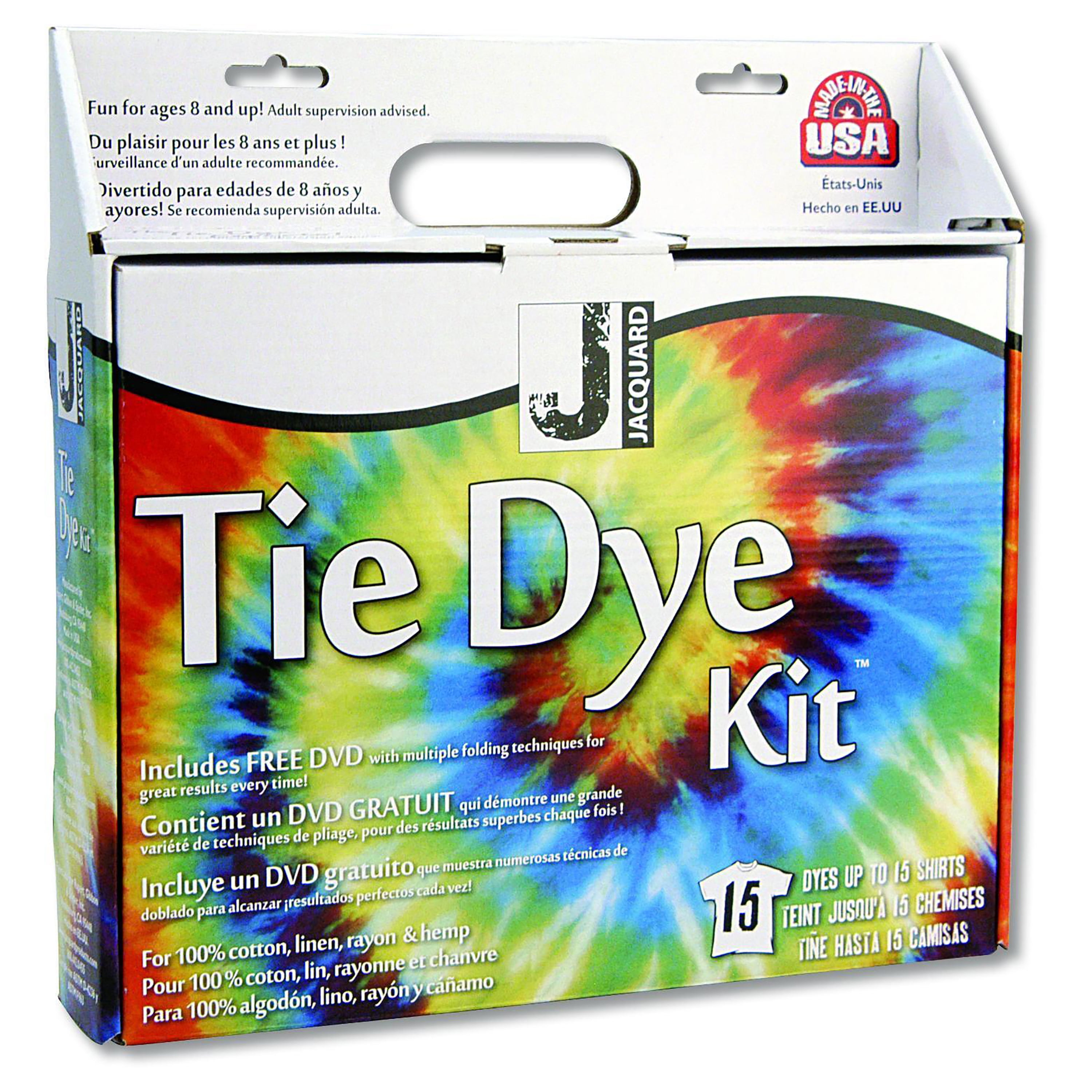 Large Multicolor Tie Dye Kit with DVD