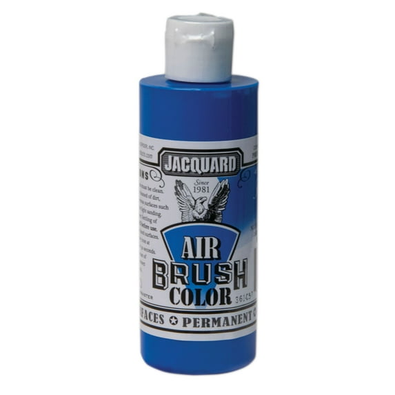 Jacquard Fluorescent Airbrush Color, 4 oz., Fluorescent Blue