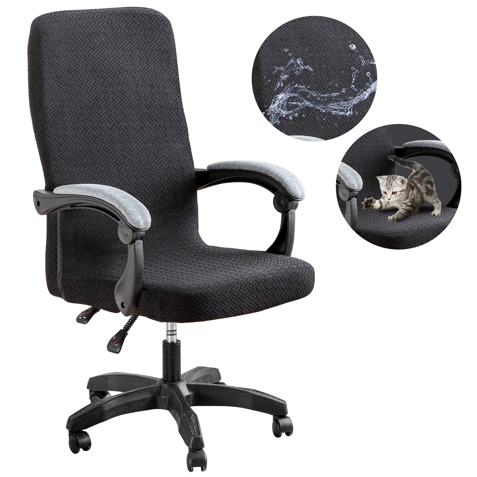 Jacquard High Back Office Chair Cover Stretchable Botswana Ubuy