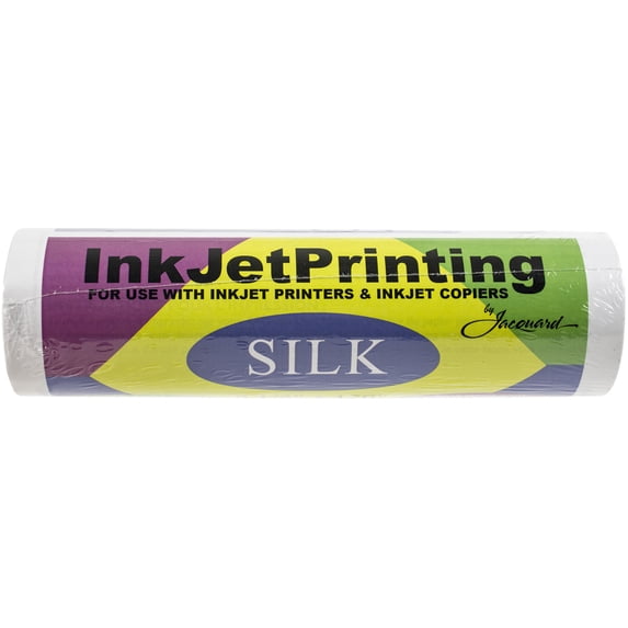 Jacquard Inkjet Fabric - 8-1/2'' x 120'', Silk, Roll