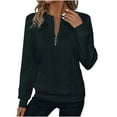 thumbnail image 1 of Jacquard Jackets for Womens Lounge Warm Open-Front Sweater Hoodies Quarter Zip Pullover Sweater Blouses Spring Outfits 2025 Pullover Fall Winter Clothes, 1 of 7
