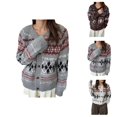 thumbnail image 1 of White Open Front Cardigans for Women Summer Cover Up Casual Women's Cardigan Jacquard Knit Cardigan For Cozy Oversized Sweater Coat Soft Fall Winter Yarn Pullover Outerwear, 1 of 2