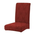thumbnail image 1 of Jacquard Leaf Print Stretch Chair Cover Full Elastic Spandex Dining Chair Slipcovers 45x40x40cm Hotel Home Decor Universal Fit Decor Covers, 1 of 5