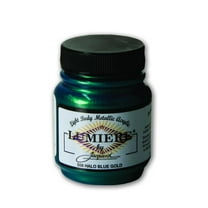 Jacquard Lumiere Acrylic Color, 2.25 oz., Halo Blue Gold
